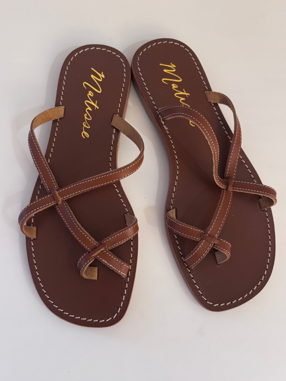Matisse Brown Leather Strappy Women's Sandals Size 9